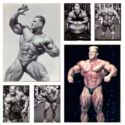 Classic Muscle GYM Star Jay Cutler Bodybuilder Poster Poster Prints Wall Art Canvas Painting Picture