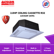 ACSON (Authorised Dealer) CEILING CASSETTE AIR CONDITIONER BUILT IN WIFI R32 [2.0HP A3CK20F/A3LC20F]