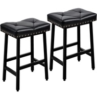 Sadddle Stool Bar Chair Iron Wood Backrest Bar Chair Household High Stool Modern Simple Bar Stool Ba