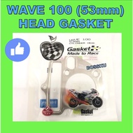 EX5 DREAM HEAD GASKET 53MM APPLE WAVE 100 GASKET HEAD NP EX5 CLASS 1 HEAD GASKET NP APPLE 53 MM 1945