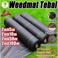 Weedmat Thickened 2x5 2x10 2x50 2x100m Penutup Tanah Kawalan Rumpai Durable Weed Control Mat Green H