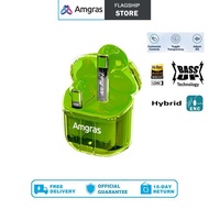 Amgras Future Ⅱ Pro Bluetooth Earphone Transparent ENC Earbud Environment Noise Cancelling PureNote 