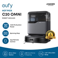 【TOP SELLER】eufy by Anker Robot Vacuum Omni C20, 7000 Pa Powerful Suction, 3.35-Inch Ultra-Slim Body
