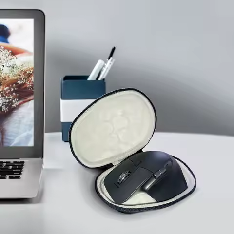 Eva Mouse Case for Logitech MX Anywhere 2S Vertical/Lift Vertical Zipper Hard Case Dustproof Moistur