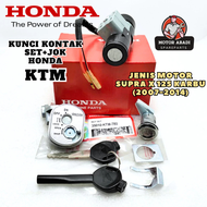 35010-KTM-720 ORIGINAL Kunci Kontak Set KTM Key Set Honda Supra X 125 Karbu 2007-2014