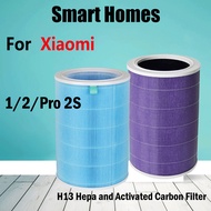 Replacement HEPA Activated Carbon Air Filter Replacement For Xiaomi 1/2/Pro 2S Air Purifiers