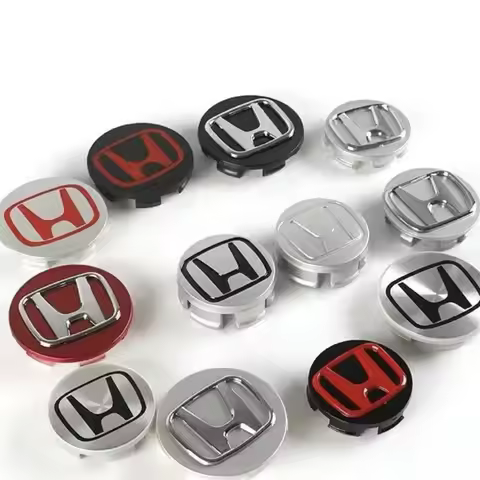 4Pcs 69MM 58MM Car Wheel Center Caps For Honda Civic Accord Jazz Fit CRV Odyssey City Pilot Vezel Pr