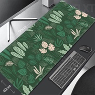Tropical Plants Large Mouse Pad Green Leaves Gaming Mousepad Big Keyboard Rug Mouse Mats Rubber Desk Mat XXL Mousepads