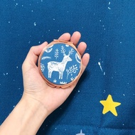 北歐靈魂鹿/玫瑰金.分格收納盒.可拆式隨身藥盒. 耳環飾品收納盒