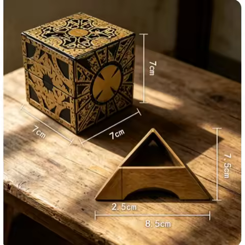 Rotatable Detachable Hellraiser Fidget Puzzle Cube Decor Ornament