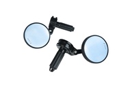 กระจกติดปลายแฮนด์ CNC RIZOMA ทรงกลม สีดำ ใส่ได้ทั่วไป ใส่กับ Giorno+Clcik160 ได้ตรงรุ่น