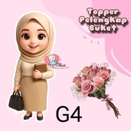 Topper Guru Pelengkap Buket Topper Hari Guru