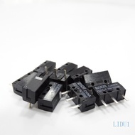 LIDU1 2 10Pieces Micro Hot D2FC-F-7N 100M Mice Micro Switches Button Mice Fretting Switches 3Pin 0 7