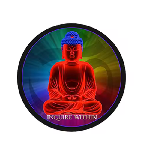 K342# Car Sticker Buddha Om Yoga Inquire Within Chakra Peace Reiki Accessories Pegatinas Para Coche 