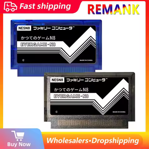 REMANK N8 Nes Cartridge EVERGAME-N8 Super NESN8 Cartridge For FC Video Game Console Accesories NEW S