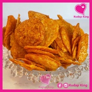 🔥KEREPEK RARE🔥Kerepek Ubi Keledek Pedas Manis / Opak Pedas Manis/Keledek Rangup 300g[Halal,Sedap&Ber