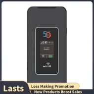 5G Pocket WiF 8000mAh Wi-Fi 6 5G Dual Band Mobile Hotspot 1800Mbps Color Sreen 5G/4G LTE Portable Ro