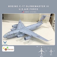 Boeing C-17 Globemaster III Military Transport Airplane Paper Model Kit