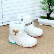 Girls' sandals - ballet shoes - fur shoes - white series shoes