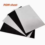 Black POM Sheet Roll 0.5-5mm Thick Polyoxymethylene Plastic Plate for DIY Washer Spacer Machine Shim