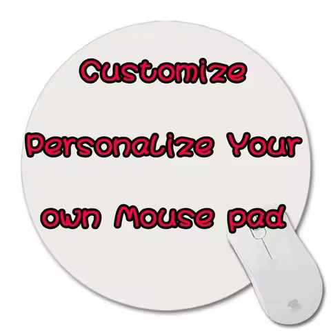 Round Rubber Small Mouse Pad Desk Pad Customized Gaming Mouse Mat Anime Design Mousepads Unique DIY 