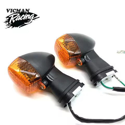 Indicator Front Turn Signal Light For Kawasaki ZX600 Ninja ZX-6R ZX6R ZX-9R ZXR400 KLE 250/400/500 Z