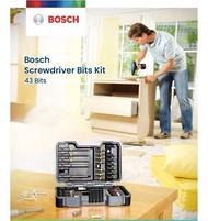 Bosch 43pcs  (S2 modified steel) Professional  Screwdriver Bit Set Extra Hard (PH-, PZ-, Hex-, T-, T