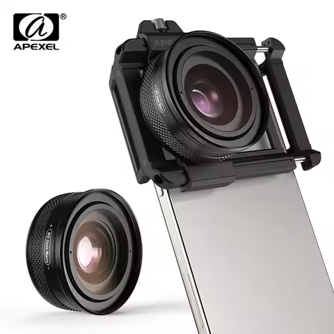 APEXEL 10-20X Zoom Macro Lens HD Micro Phone Camera Lenses Support Eye Macro Photography for iPhone 