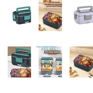 110V Portable Electric Heater Stainless Steel 2.5L Truck Off Use Insulated Lh Box Car Home