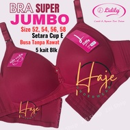 Lidily Bra Super Jumbo Equivalent to Cup E Foam No Wire Size 52-58