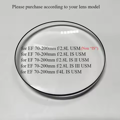 Fronts 1st First Optics Element Glass For Canon EF 70-200mm f/2.8L IS I/ II/III USM / 70-200 mm f/4L