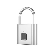 Smart Fingerprint Padlock Waterproof Biometric Fingerprint Keyless Door Lock USB Rechargeable Security Padlock for House Unlock Luggage Locks