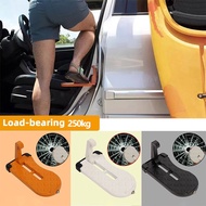 Foldable Car Roof Rack Step Car Door Multifunction Universal Latch Hook Foot Pedal Aluminium Safety Hammer Accessories