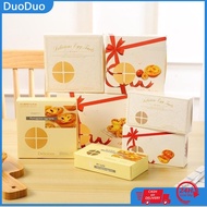 10pcs Baking Packaging Portuguese Egg Tart Box Large Capacity Egg Tart Packing Paper Box For Pastry