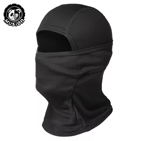 Musion Motorcycle Balaclava Sun Protection Full Face Mask Breathable Mesh Airsoft Mask Balaclava Bic