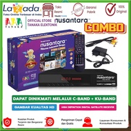 TRANSVISION NUSANTARA HD COMBO (S2+T2)Penerima DVB-S dan DVB-T2 dalam 1 perangkat Tanaka bekerjasama
