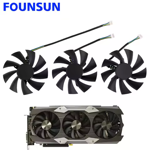 GA92S2U DC12V 0.46A Cooling Fan For ZOTAC GTX1080Ti AMP EXTREME GTX 1080 Ti Core Edition Graphics Ca