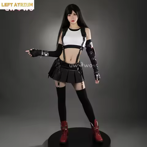 UWOWO Collab Series: 7 Rebirthh FF7 Tifaa Lockhartt Cosplay Costume