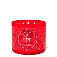 Bath and Body Works US Bubbly Rose 3 Wick Candle