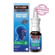 Betadine Nasal Spray / Cold Defense Nasal Spray 20ml exp. 08/2024
