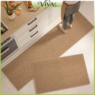 Microfiber Kitchen Rug Non-slip Washable Kitchen Carpet Floor Mat Oil Proof Waterproof Rug Entrance 