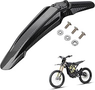 CHANGCHENG Electric Dirt Bike Front Fender for Surron 79Bike,Carbon Fiber Pattern Front Wheel Mudgua