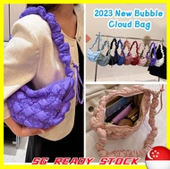 [SG READY STOCK] 2023 Bubble Cloud Bag Puffer Women Korean Large Capacity Sling Fashion Crossbody Puffy Bags For Women