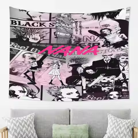 1pc N-NANA Osaki Manga TapestryWall Hanging Indie Aesthetic Room Decor cool room stuff aesthetic roo