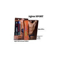 (1 box contains 3) AGREE SPORT 2311 men's CD spandex adult men's CD/ agree men's CD/
