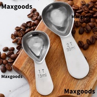 MAXGOODS Coffee Bean Measuring Spoons, Stainless Steel 1 Tbsp or 2 Tbsp Coffee Scoops, Durable 15/30