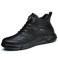 high-quality Security boots leather shoes Puncture-Proof Indestructible shoes Work Boots Safety Shoe
