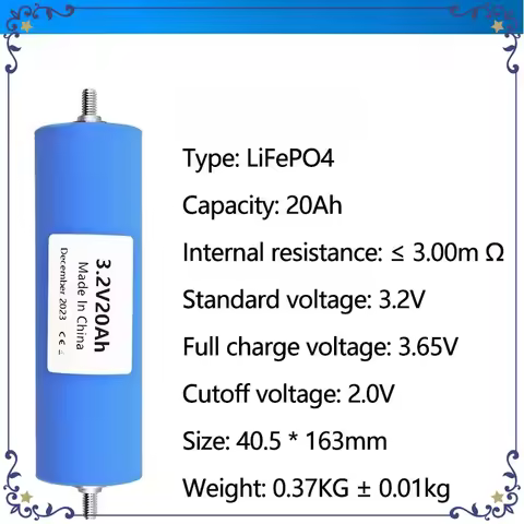 40135 3.2V 20Ah LiFePO4 Battery phosphate cell for Golf Cart Motorcycle Car Motor batteries Modifica