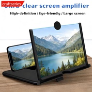 CRAFTSERIES 12/10 Inch HD Mobile Phone Screen Amplifier Foldable Portable Video Magnifier Stand Brac