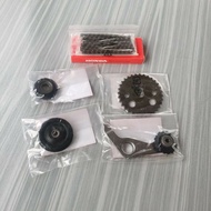 HONDA FUTURE125 FUTURE DASH125 WAVE125I TIMING ROLLER SET 5 ITEM WITH TIMING CHAIN